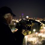Patricio Guzmán filmando Mi País Imaginario