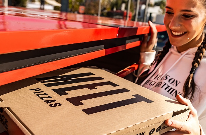 Reciclaje de cajas de pizza