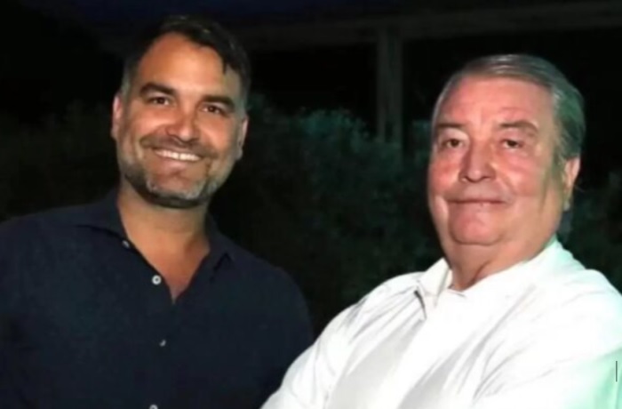 Javier Macaya y su padre Javier Macaya y su padre