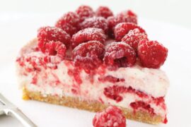 Receta de cheesecake de frambuesa