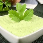Receta de salsa de cilantro con mayonesa o yogurt