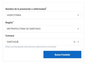 Prestadores PAD para vasectomía Prestadores PAD para vasectomía