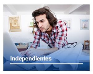 Sección cotizaciones independientes en Previred