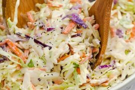 Ensalada coleslaw americana