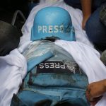 Periodistas palestinos