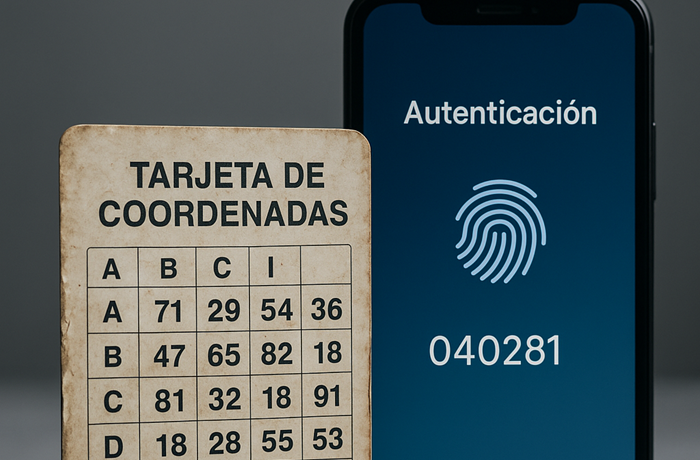 Tarjetas de coordenadas obsoletas