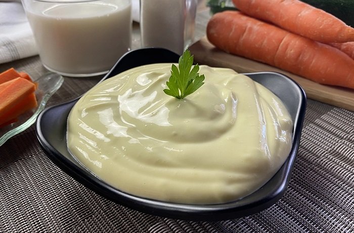 Receta de lactonesa: Mayonesa sin huevo para todos