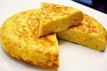 Receta de tortilla de papas española casera tradicional
