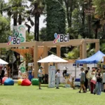 Stand de Bci en el Festival Ladera Sur, en el Parque Santa Rosa de Apoquindo